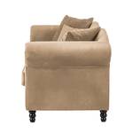 Sofa York (3-Sitzer) Samt Stoff Chepi: Beige