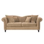 Sofa York (3-Sitzer) Samt Stoff Chepi: Beige