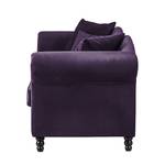 Sofa York (3-Sitzer) Samt Stoff Chepi: Violett