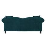 Sofa York (3-Sitzer) Samt Stoff Chepi: Petrol