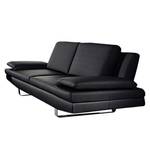 Sofa Yovanna (3-Sitzer) Kunstleder Schwarz