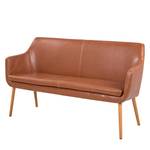 Banquette NICHOLAS Cuir synthétique Aken: Cognac vintage