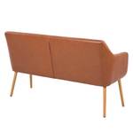 Banquette NICHOLAS Cuir synthétique Aken: Cognac vintage