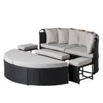 Sonneninsel Paradise Lounge Webstoff / Polyrattan - Grau