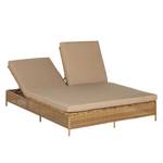 Gartenliege Calla Millor Lloyd Loom - Braun/Beige