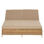 Gartenliege Calla Millor Lloyd Loom - Braun/Beige