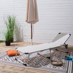 Tuinligstoel Summer Sun II textileen/aluminium - Wit