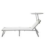 Chaise longue Summer Sun III Avec pare Blanc