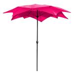 Parasol Blossom staal/polyester antractietkleurig/roze