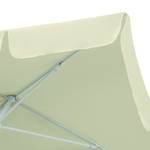 Parasol Ibiza Acier / Polyester - Blanc / Naturel - 180 x 120cm