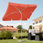 Parasol Ibiza Acier: Blanc / Polyester: Terracotta - 180 x 120cm