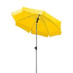 Parasol Micco I Acier / Polyester - Argenté / Jaune citron