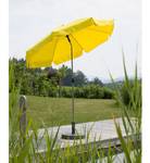 Parasol Micco I Acier / Polyester - Argenté / Jaune citron