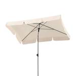 Parasol Micco III staal/zilverkleurig polyester/natuurkleurig