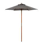 Parasol Sombrilla Gris - Textile - 200 x 250 x 200 cm