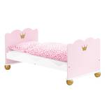 Chambre Prinzessin Karolin (2 éléments) Sapin massif Blanc / Rose