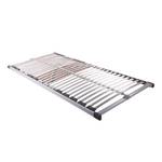 Set économique Sun Expres Matelas à ressorts bombés ensachés et sommier lattes gris argent (non réglable) - 140 x 200cm