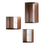 Miroirs Clifden (lot de 3) Métal - Cuivre