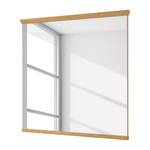 Miroir Pablillo II Imitation chêne Bianco - Largeur : 84 cm