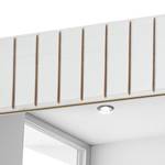 Miroir Senna Pin massif - Blanc - Blanc