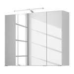 Armoire de toilette Ancona (avec éclairage) - Blanc - Largeur : 80 cm