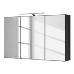 Spiegelkast Cardiff (inclusief verlichting) - Grafiet - Breedte: 100 cm