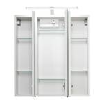 Armoire de toilette Cardiff (avec éclairage) - Blanc - Largeur : 60 cm