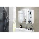 Armoire avec miroir Dusty I Blanc - Largeur : 90 cm