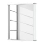 Spiegelschrank Entro (mit Beleuchtung) Silber - Holzwerkstoff - 50 x 74 x 14 cm