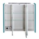 Armoire de salle de bain Paulina Blanc - Largeur : 75 cm