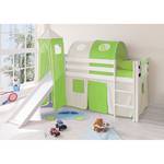 Lit ludique Kasper II Pin massif Beige / Vert