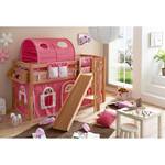 Spielbett Tino Buche massiv - Pink - Buche