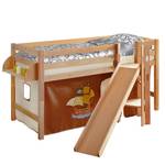 Spielbett Tino Burg Buche massiv - Braun