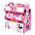 Spielzeugregal Minnie Mouse Pink - Holzwerkstoff - 64 x 66 x 30 cm