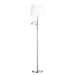 Lampadaire Lebon 1 ampoule - Chrome / Blanc