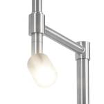 Staande lamp Svea -1 lichtbron Zilver - Wit - Metaal - Textiel - 35 x 156 x 35 cm