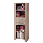 Open kast Henri onbehandelde eikenhouten look