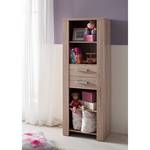 Open kast Henri onbehandelde eikenhouten look