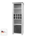 Standregal Troway Grau - Weiß - Holzwerkstoff - 66 x 195 x 41 cm