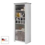 Standregal Troway Braun - Weiß - Holzwerkstoff - 66 x 195 x 41 cm