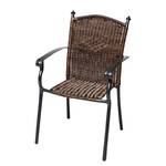 Gartenstuhl Roma I (2er-Set) Aluminium / Polyrattan