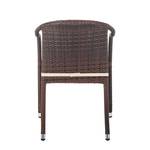 Gartenstuhl Paradise Lounge V (2er-Set) Polyrattan Braun