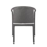 Chaises jardin Paradise Gismo (lot de 2) Lot de 2 - Avec coussin - Polyrotin - Gris