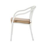 Chaises jardin White Beach IV (lot de 2) Empilable - Polyrotin blanc