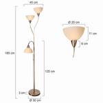 Lampadaire Burgundy 3 ampoules Laiton bruni