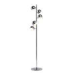 Lampadaire Calotta Chrome Acier - 5 ampoules