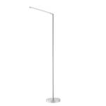 Lampadaire Dawda by Leuchten Direkt Fer / Acier Argenté 1 ampoule