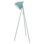 Lampadaire Tripod Dundee II Acier - 1 ampoule - Bleu layette