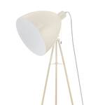 Lampadaire Tripod Dundee II Acier - 1 ampoule - Blanc crème