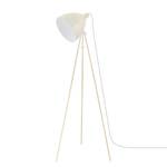 Lampadaire Tripod Dundee II Acier - 1 ampoule - Blanc crème